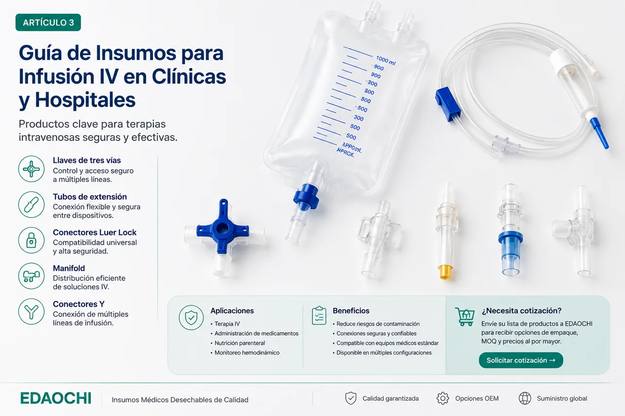 Guía: Insumos IV para Clínicas de Infusión en Centroamérica