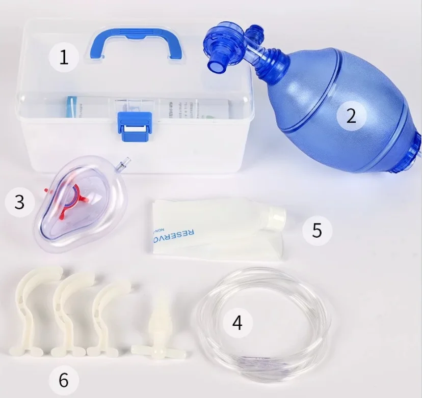 Resucitador Manual Desechable BVM — Adulto, Pediátrico y Neonatal — miniatura 2