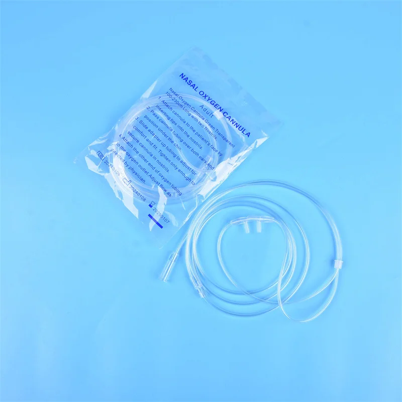 Cánula Nasal Tipo Headset con Sujeción Cefálica — Headset-Style Nasal Oxygen Cannula with Head Frame SKU XY421D