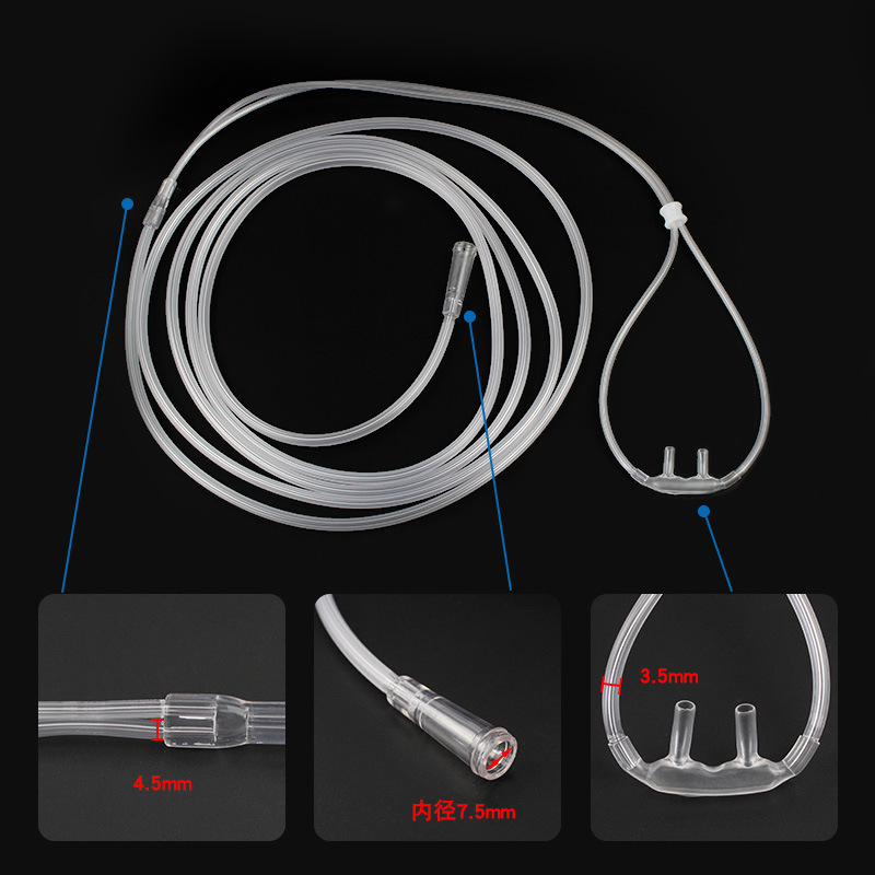 Cánula Nasal de Oxígeno Desechable — Disposable Nasal Oxygen Cannula SKU XY420