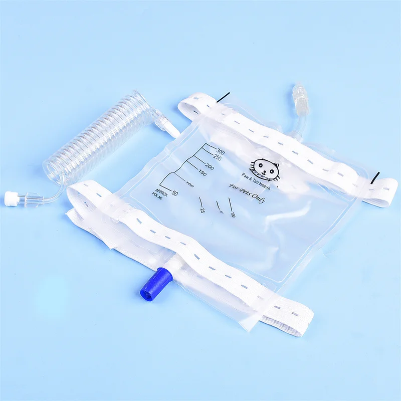 Bolsa Colectora de Orina Desechable para Mascotas — 150/300 ml — Disposable Veterinary Urine Drainage Bag for Pets — 150/300 ml SKU XY348V