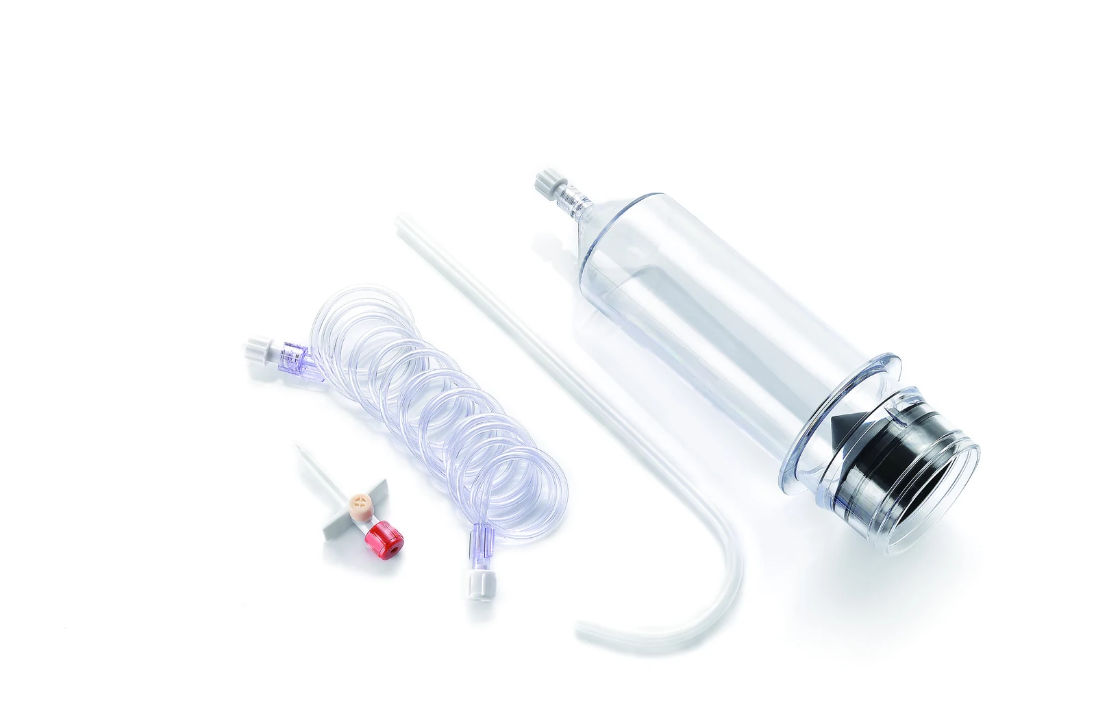 Jeringa para Inyector de Contraste — CT, MRI y DSA — Contrast Injector Syringe — CT, MRI & DSA SKU XY-CIS