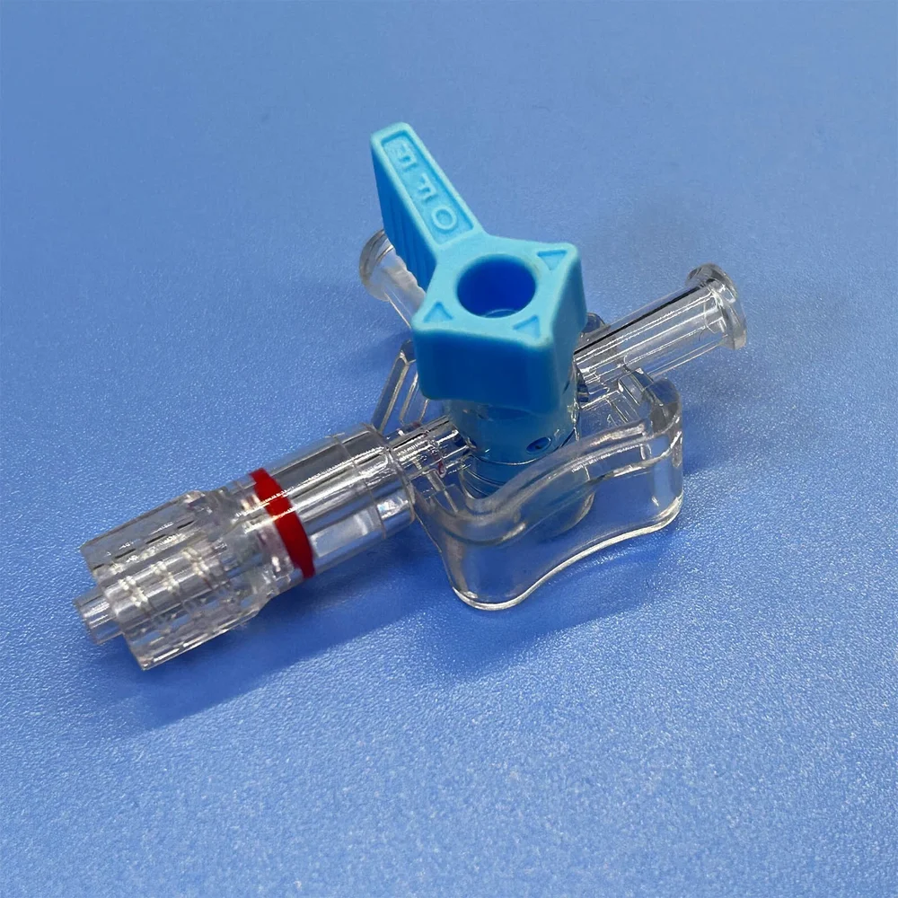 Llave de Tres Vías Desechable con Conector Luer Lock — 3-Way Stopcock Luer Lock — Disposable Supplier SKU XY-SC3
