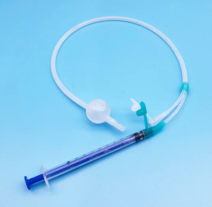 Sonda de Contraste Uterino Estéril N° 12 — Histerosalpingografía — miniatura 2